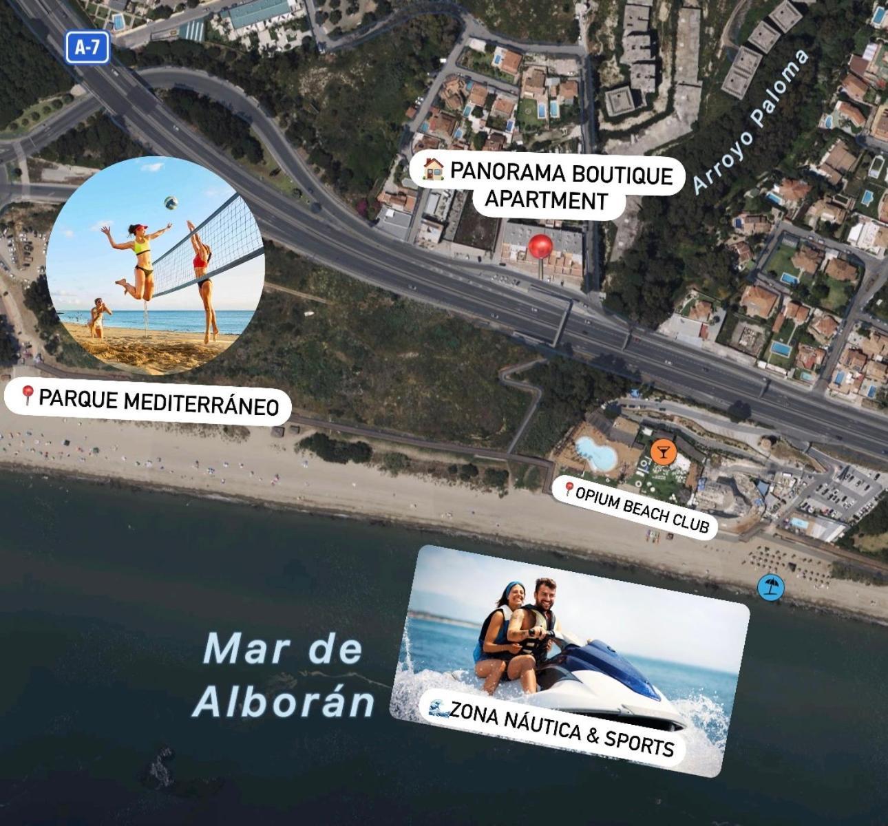 Frente A La Playa Apartamento Boutique En Marbella Bagian luar foto